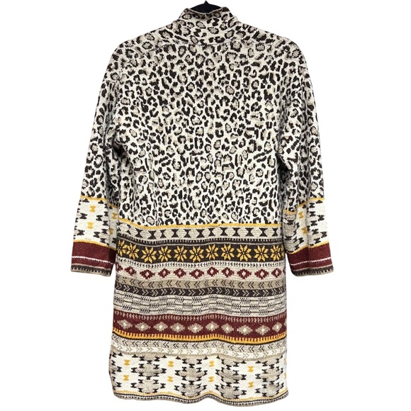 Max Sport - Stylish Leopard Print Cardigan - Picture 3 of 5